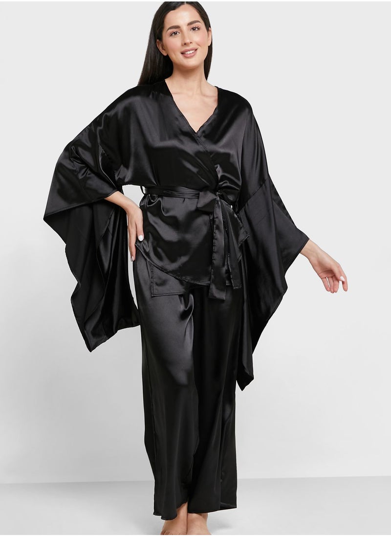 Khizana - Solid Pyjama Set - Image 1