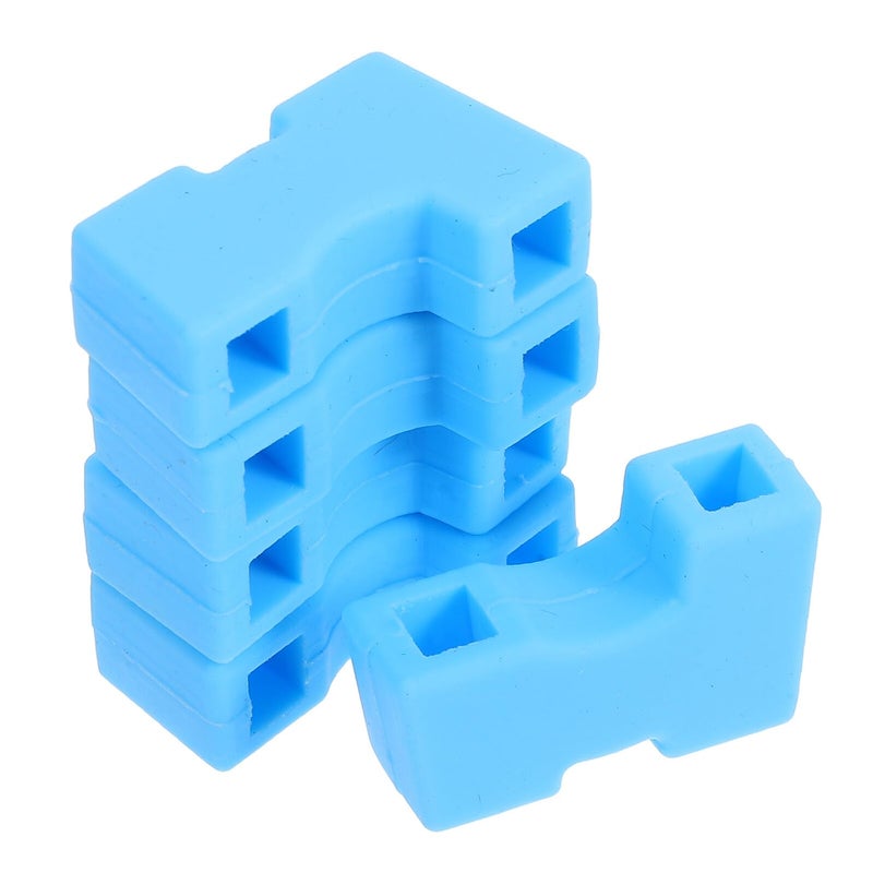 Silicone Chopstick Trainer Set 5pcs Non Slip Helpers For Adults Learning Tool Blue - Image 2