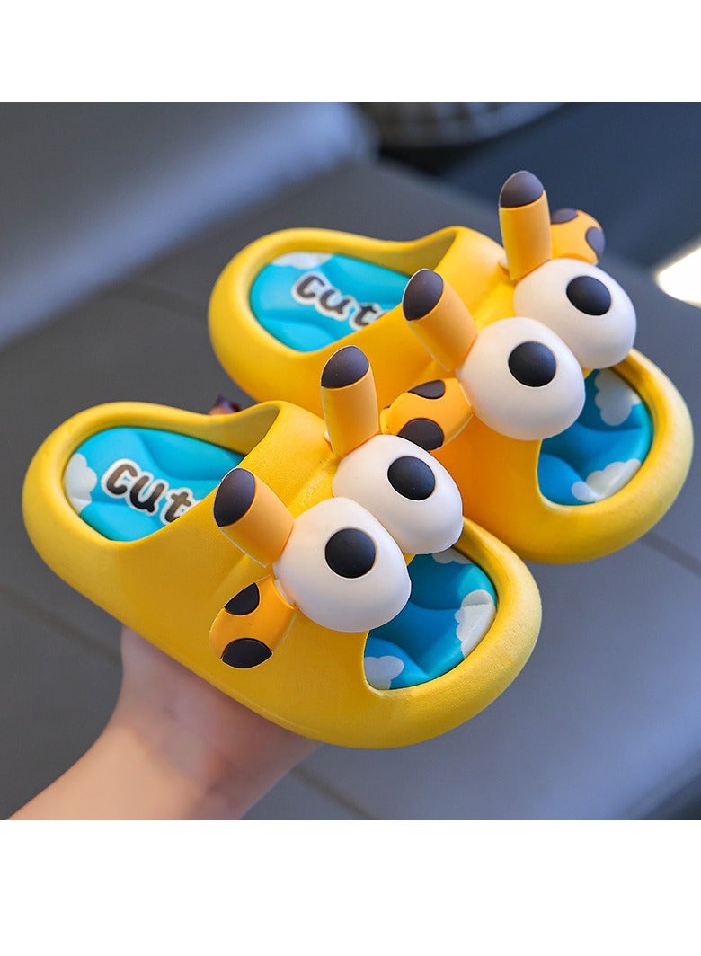 تشغيل المكالمة صنادل للبنات والأولاد، شبشب صيفي للأطفال، مناسب للشاطئ وحمام السباحة والاستحمام، للجنسين، شبشب ناعم مفتوح الأصابع، شبشب كرتوني، مناسب للاستخدام الداخلي والخارجي - Image 1