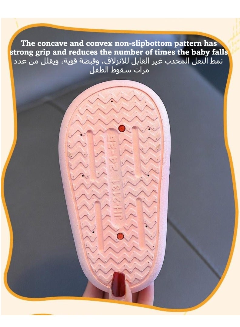 تشغيل المكالمة صنادل للبنات والأولاد، شبشب صيفي للأطفال، مناسب للشاطئ وحمام السباحة والاستحمام، للجنسين، شبشب ناعم مفتوح الأصابع، شبشب كرتوني، مناسب للاستخدام الداخلي والخارجي - Image 3