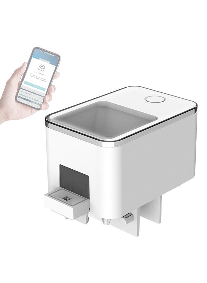 Generic WiFi Intelligent Timing Automatic Feeder Aquarium Goldfish Feeder 100ML Large Capacity Fish Feeder Mobilephone APP Control  - Image 1