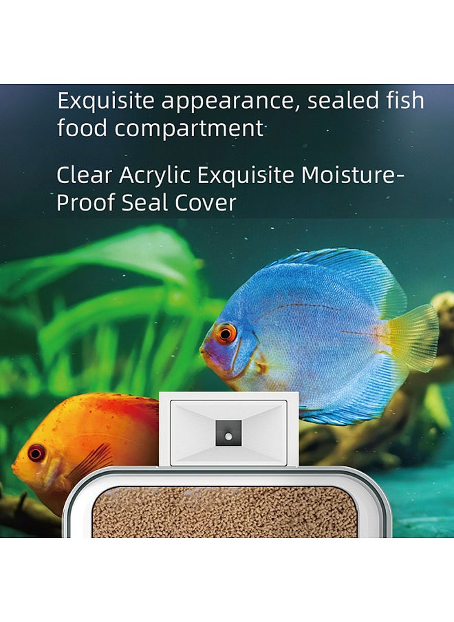 Generic WiFi Intelligent Timing Automatic Feeder Aquarium Goldfish Feeder 100ML Large Capacity Fish Feeder Mobilephone APP Control  - Image 5