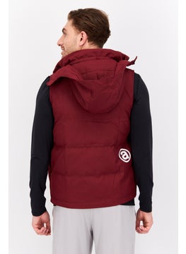 Men Reversible Hooded Brand Logo Vest Jacket, Maroon - pzsku/Z48335E6A8C0A267F48BEZ/45/_/1737642071/97e5e6c3-25ba-4817-9369-389b5d7678ec