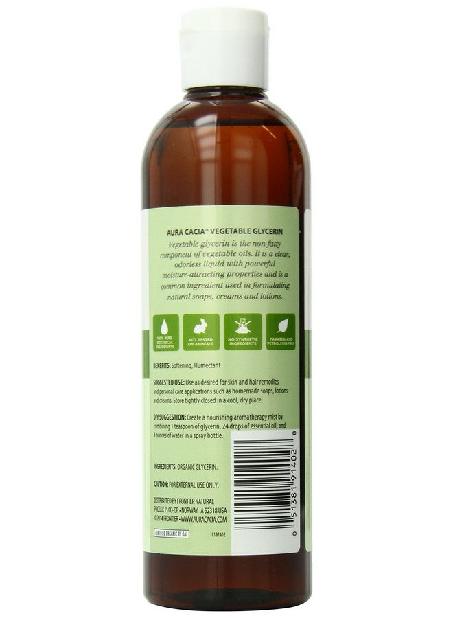 Aura Cacia Organic Skin Care Oil Vegetable Glycerin 16 Fluid Ounce - Image 2