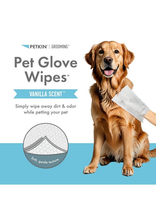 بيتكين مناديل بيتكين للحيوانات الأليفة للكلاب والقطط، 30 منديلًا - مناديل تنظيف مزدوجة الجوانب - تنظف بلطف الأذنين والوجه والأرداف والجسم ومنطقة العين - مريحة ومثالية للمنزل أو السفر - برائحة الفانيليا - Image 2