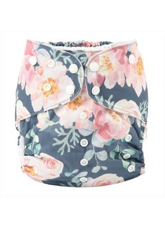 Sigzagor 2 to 7 Years Old Junior Big Cloth Diaper,Nappy,Pocket Reusable Washable,Baby Kids Toddler for Girls (Floral)  - Image 1