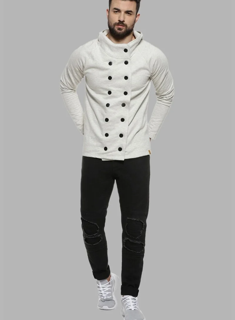 Campus Sutra Front Button Jacket