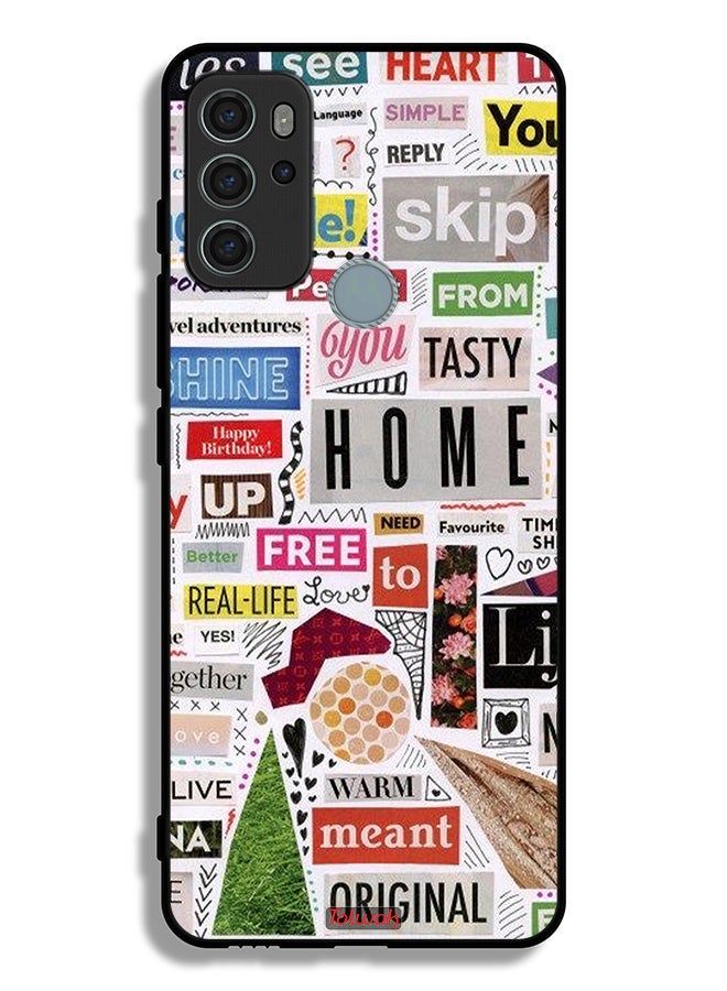 Tolwak Motorola Moto G60S Protective Case Cover Meant Original Stickers - Image 2