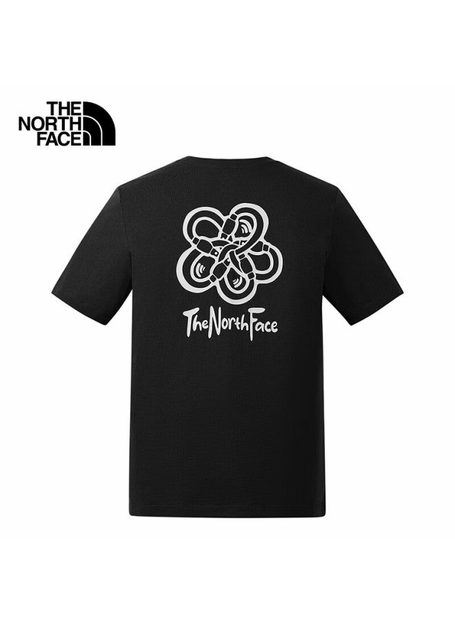 The North Face Short Sleeve T-Shirt For Couples Outdoor Comfortable And Breathable 8Ey9 Black/Jk3 L