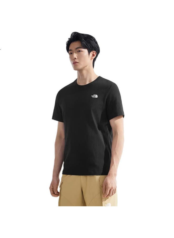 The North Face Short Sleeve T-Shirt For Couples Outdoor Comfortable And Breathable 8Ey9 Black/Jk3 L