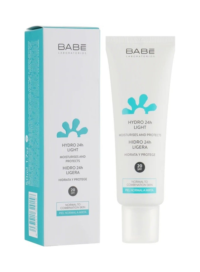 باب لابوراتوريوس مرطب خفيف من بابي هيدرو 24 ساعة بعامل حماية من الشمس 20 للبشرة العادية إلى المختلطة 50 مل - Image 3