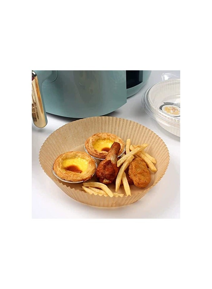 erorex Air Fryer Disposable Paper Liner, 100 PCS Non-stick Disposable Air Fryer Liners, Parchment Paper for Air Fryer Oil-Proof Water-proof - Image 2