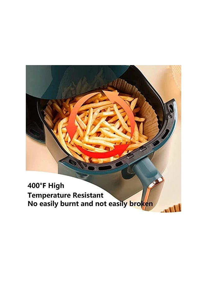erorex Air Fryer Disposable Paper Liner, 100 PCS Non-stick Disposable Air Fryer Liners, Parchment Paper for Air Fryer Oil-Proof Water-proof - Image 4