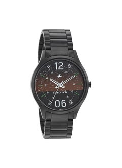 fastrack Fastrack Brown Dial Black Band Analog Stainless Steel Watch For Men -NR3184NM01  - Image 2