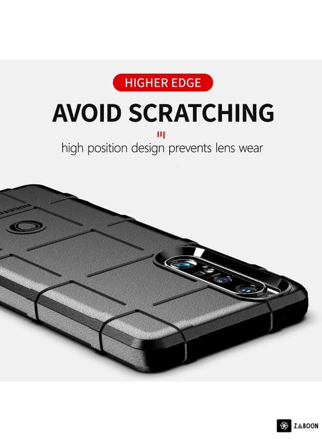 For Sony Xperia 1 III Full Coverage Shockproof TPU Case(Black)