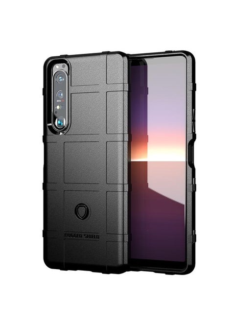 For Sony Xperia 1 III Full Coverage Shockproof TPU Case(Black)