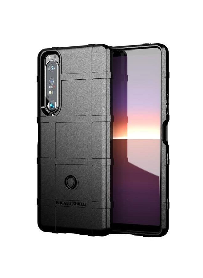 For Sony Xperia 1 III Full Coverage Shockproof TPU Case(Black)