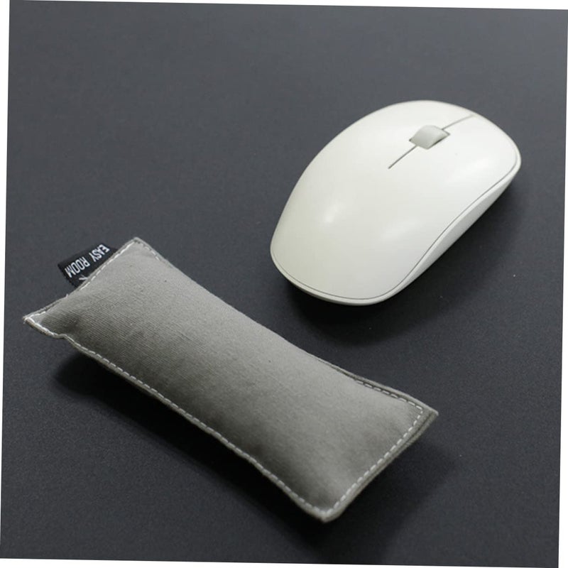 Ergonomic Cotton Elbow And Wrist Support Pads Set Of 2 Light Grey 13X5X2CM - Image 3