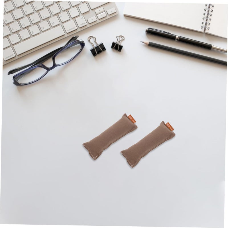 Ergonomic Cotton Elbow And Wrist Support Pads Set Of 2 Light Grey 13X5X2CM - Image 4