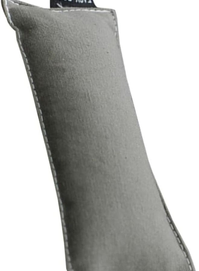 Ergonomic Cotton Elbow And Wrist Support Pads Set Of 2 Light Grey 13X5X2CM - Image 1