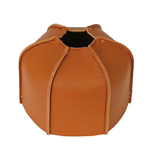 BORDSTRACT PU Leather Camping Fuel Gas Canister Cover Protector Gas Tank Cover Gas Cylinder Storage Protector 230g/450g (230g) - Image 1