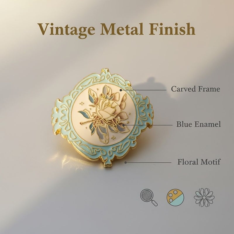 Vintage Metal Bookmark Clip Durable Page Marker Reading Essential Stationery - Image 2