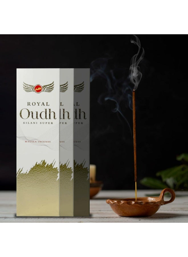 Sree Vani SreeVani Royal Silani Oudh Masala Incense Sticks - 50g Premium Natural Blend of Masala Oudh | Pack of 6 - Image 3