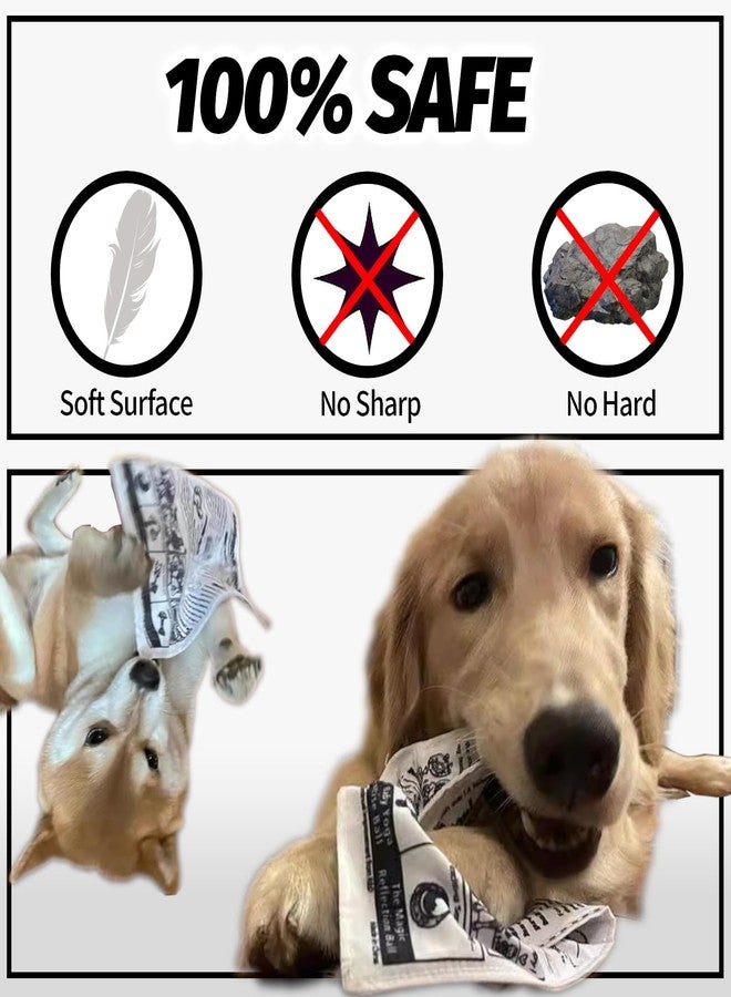 Dosanlues Interactive Dog Toys for Boredom - Newspaper Squeaker Toys - 4PCS Newspaper Dog Toy for Puppy Small Medium Furry Friends - Image 5