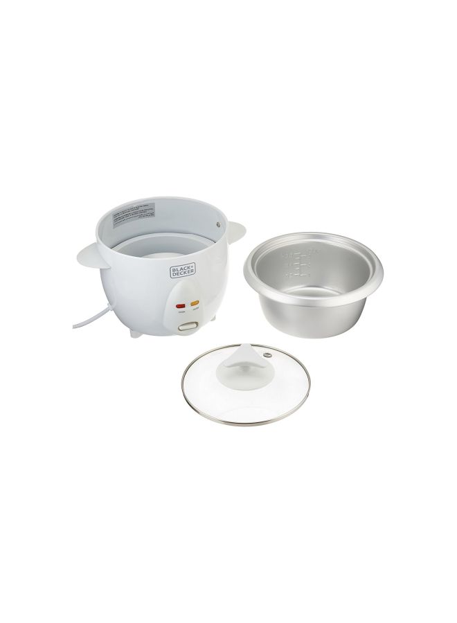BLACK+DECKER Stainless Steel Automatic Rice Cooker 0.6 L 350 W RC650-B5 White - Image 2