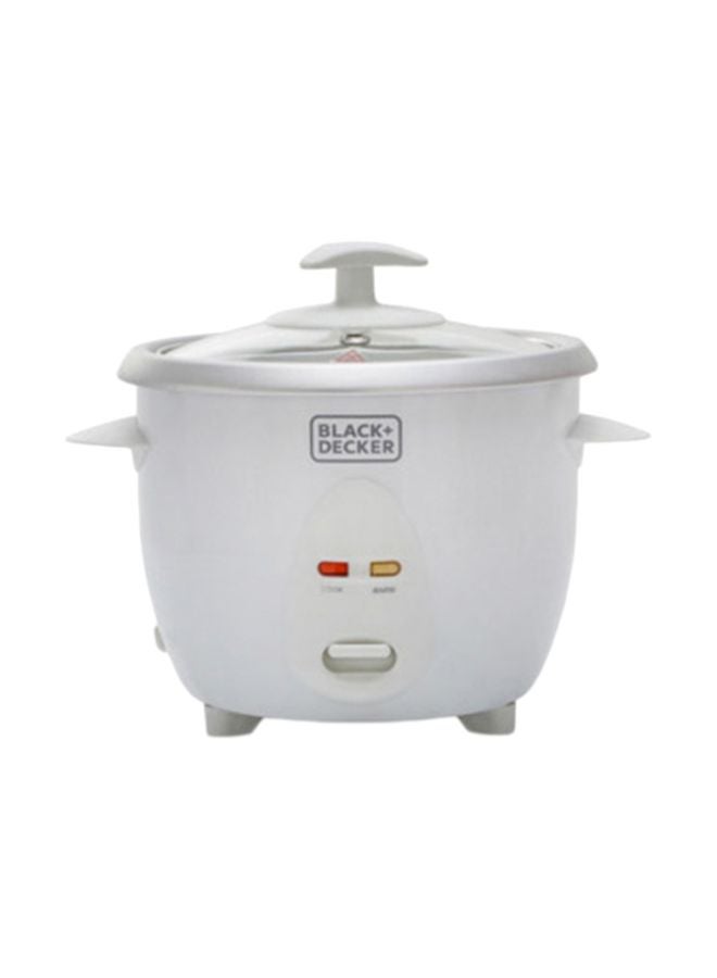 BLACK+DECKER Stainless Steel Automatic Rice Cooker 0.6 L 350 W RC650-B5 White - Image 1