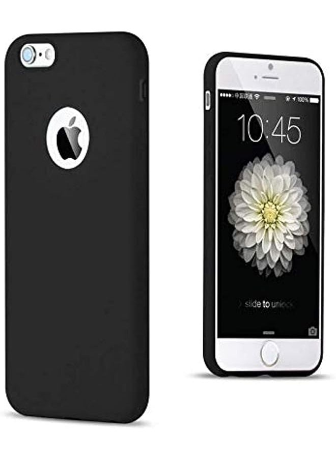 ماركة غير محددة - جراب سيليكون ناعم من مادة TPU لهاتف Iphone 6 6S باللون الأسود - Image 1