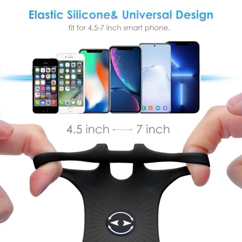 Cikyner Running Armband, 3 in 1 360° Rotatable & Detachable Sports/Bicycle Phone Holder for 4.5-7'' Smartphones, Ideal for Gym, Jogging, Hiking - Image 2