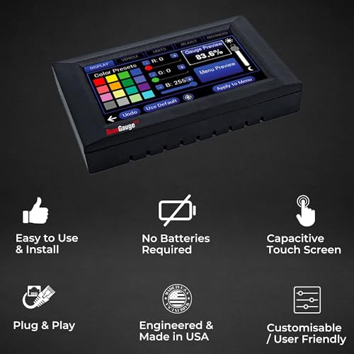 ScanGauge 3 All New Touch Screen OBD2 Code Reader, Digital Gauges & Trip Computer with WiFi Updates SG3 - Image 4