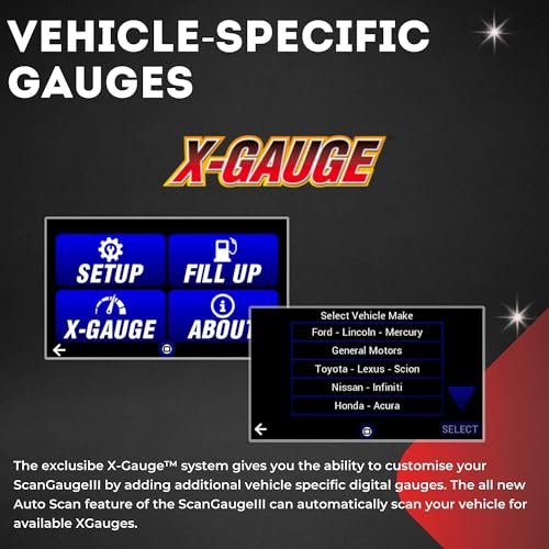 ScanGauge 3 All New Touch Screen OBD2 Code Reader, Digital Gauges & Trip Computer with WiFi Updates SG3 - Image 5