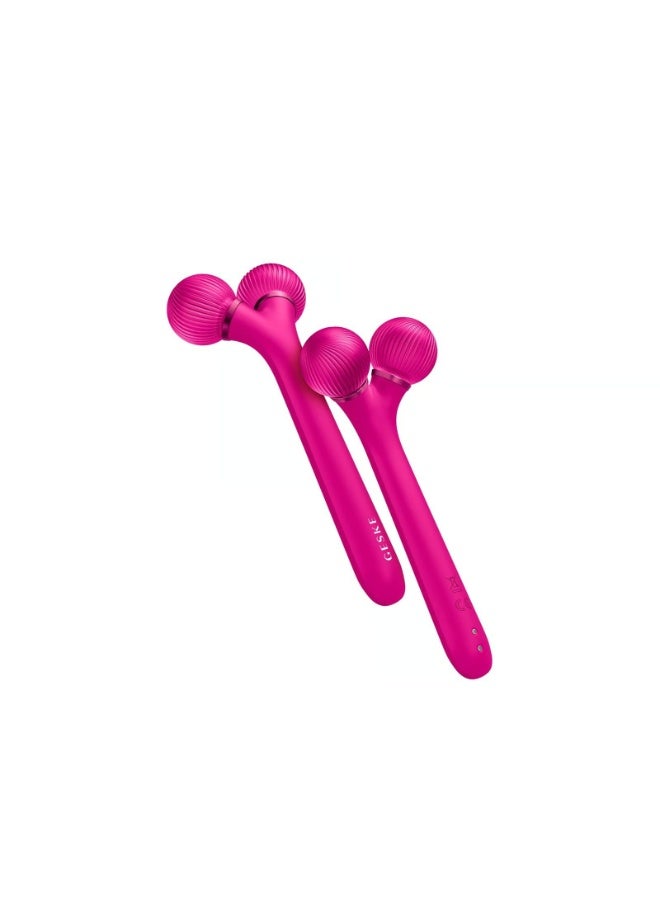 GESKE Sonic Facial Roller 4-In-1 Magenta - Image 2
