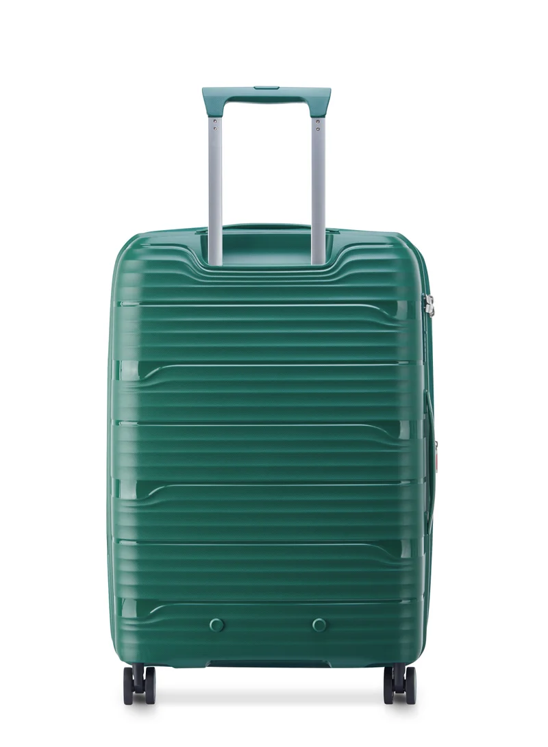 Delsey Securitech Dune By Delsey Expendable Double wheel trolley luggage bag 82cm Green Large