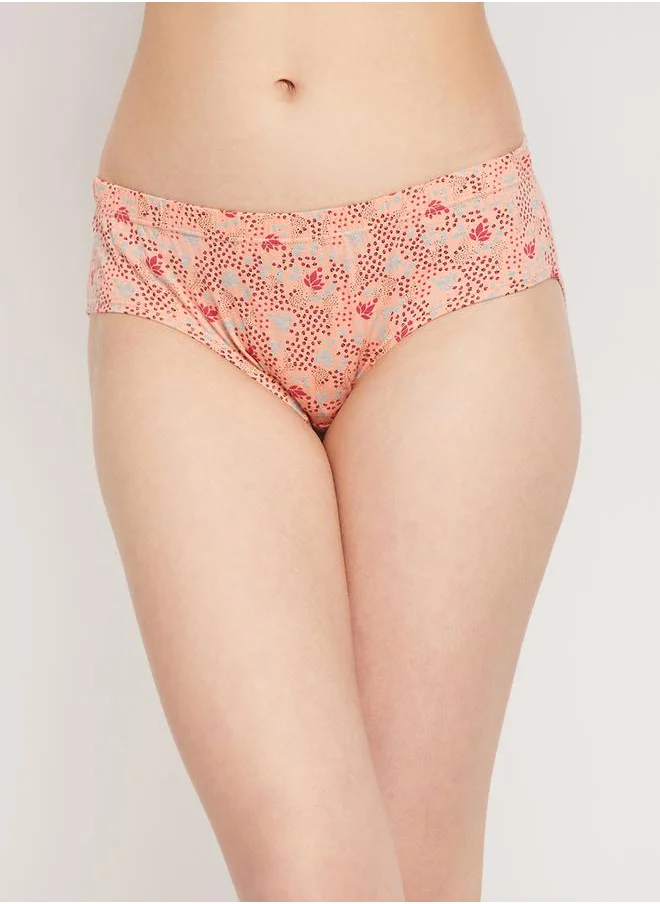 Clovia Multicolor Pack of 3 Mid Waist Floral Printed Hipster Briefs by Styli