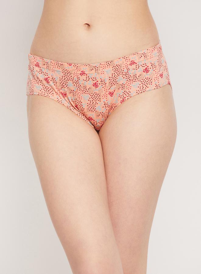 Clovia Clovia Multicolor Pack of 3 Mid Waist Floral Printed Hipster Briefs  - Image 5