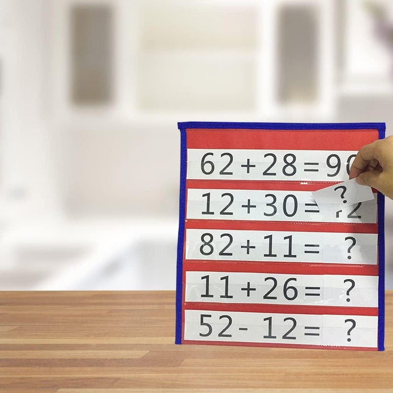 klarakoTabletop Desktop Pocket Chart SelfklarakoStanding Double Sided for Accs - Image 5