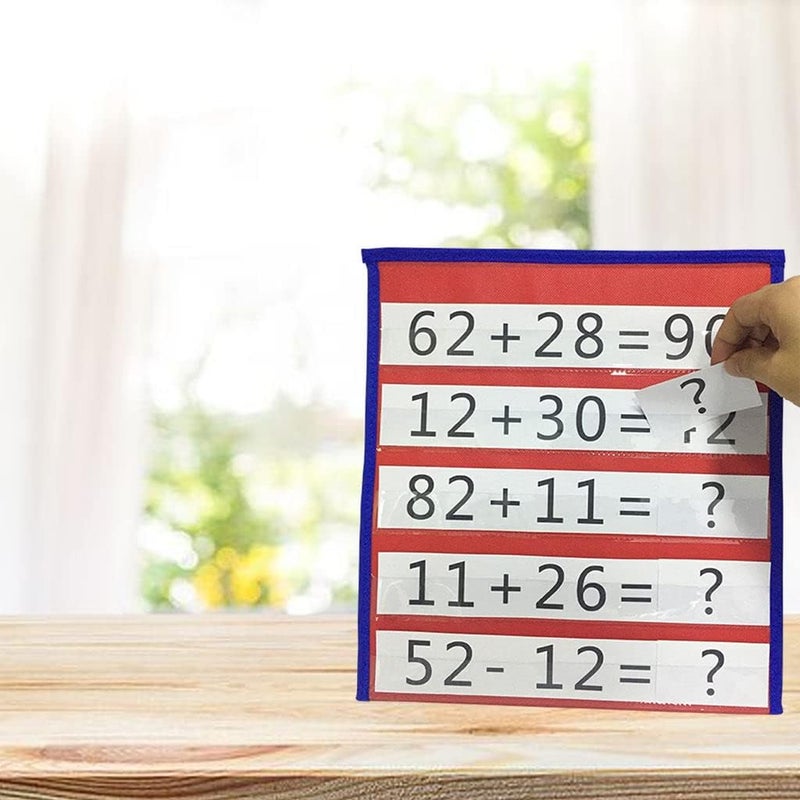 klarakoTabletop Desktop Pocket Chart SelfklarakoStanding Double Sided for Accs - Image 4