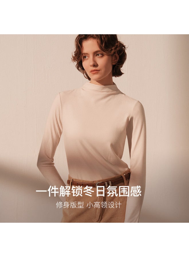 ubras Women'S Mock Neck Base Layer Top, Wearable Alone Or As Innerwear, Autumn Turtleneck Shirt - Image 4