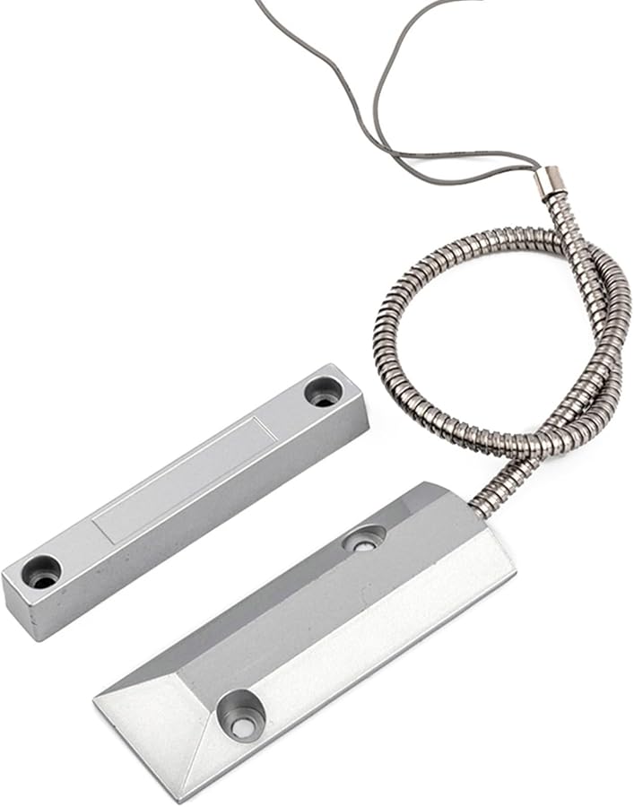 Normally Closed Magnetic Reed Switch Garage Door Alarm Sensor Zinc Alloy Housing - Image 3