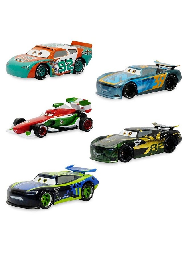 Disney Pixar Cars Pullback Die Cast Racer Multi Pack 5 Pack  - Image 1