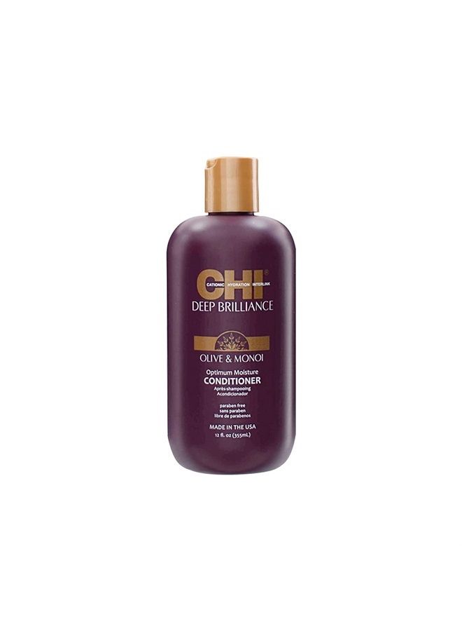 CHI Deep Brilliance Optimum Moisture Conditioner, 12 Fl Oz - Image 1
