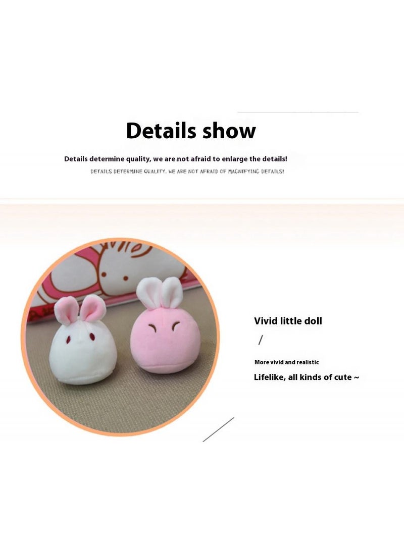 General Lovely Snack Pillow Stuffed Animal Toys Pudding Decorative Removable Rabbit Dolls Creative Toy Gifts For Teens Girls Kids  - Image 5