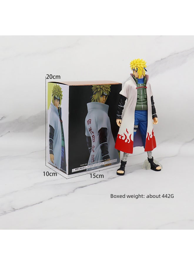 Adult Naruto Naruto Sasuke Kakashi Animation Hand-made Model Ornaments Peripheral Chassis Decoration Doll-Color:Standing Position Storm Water Gate (boxed)  - Image 5