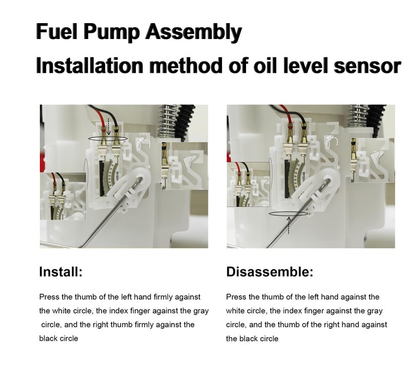 VANBOL Electric Fuel Pump Module Assembly Compatible with Toyota Camry 2007 2008 2009 2010 2011 L4 2.4L 2.5L Replace E8937M FG1170 P76796M VANBOL0030 - Image 5
