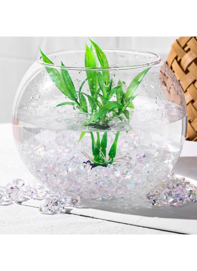 DomeStar DomeStar 550PCS Bright Clear Vase Fillers, Acrylic Fake Crushed Ice Rocks Fish Tank Vase Centerpiece Party Table Scatter Props Display  - Image 5