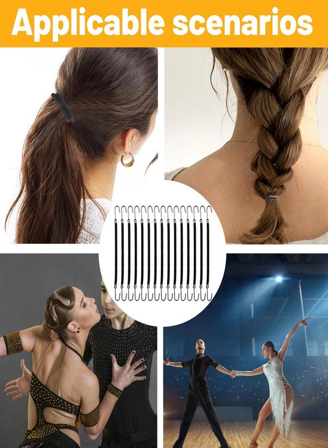 سكويشي 10 قطع من ربطات الشعر المطاطية، ربطات شعر مطاطية للنساء والفتيات، ربطات شعر، حامل ذيل حصان مرن مزود بخطافات، تصفيف آمن ولطيف لجميع أنواع الشعر - Image 5