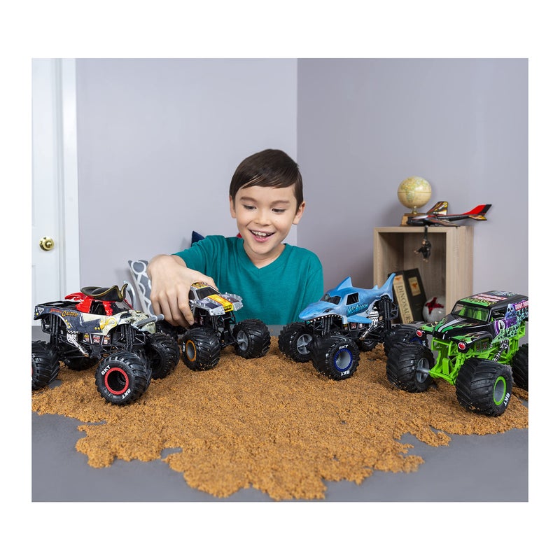 Monster Jam مونستر جام، شاحنة الوحش الرسمية سولجر فورتشن، مركبة مصبوبة لجمعها، مقياس 1:24، ألعاب للأطفال الأولاد من عمر 3 سنوات وما فوق - Image 5
